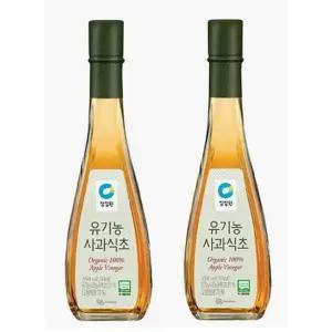 [청정원] 청정원 유기농 사과식초 350mlx2 맛있는 간편식