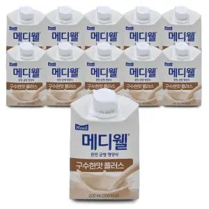 메디웰 구수한맛 플러스 200mlx60팩 완전 균형 영양식 환자 식사대용