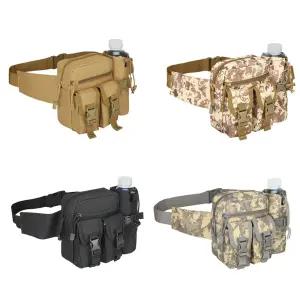 밀리터리 스포츠 물병 힙색 포켓 허리 가방 슬링백