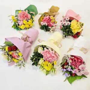 [꽃같은하루] 추모꽃 납골당 꽃 부착 미니 꽃다발 생화택배