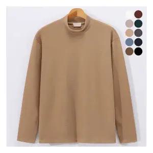 [후앙스] 기본 무지 모크넥 반목 폴라 티셔츠 빅사이즈 DMPT5057