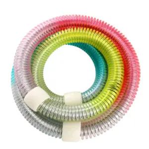 홈트 실내 운동기구 지압 꽈배기 스프링 허리 훌라후프 용수철 마사지 860g