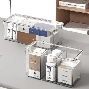 쉽게 찾는 다용도 투명 아크릴 정리함 4 size