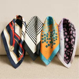 태양아로마향 사계절 데일리 패션 고급 여성용 실크 스카프 SK08