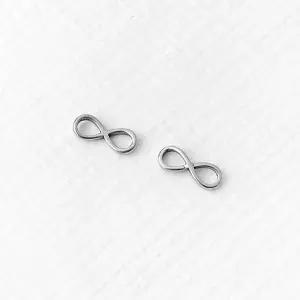 비즈아이 [8-055-09]써지컬스틸 펜던트 무한대 10x4mm ,1개