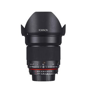 니콘 F 마운트 카메라용 UMC CS 렌즈로서 Rokinon 16mm F/2.0 ED