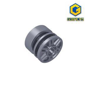 빌딩 블록 GDS-1157 휠 18mm D. x 14mm 핀  가짜 볼트  레고 55981 20896과 호환 얕은 스포크 포함