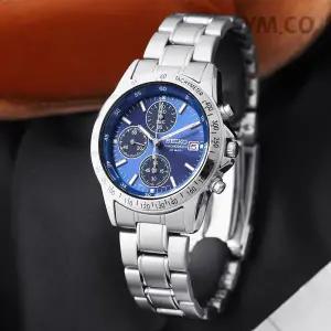 [세이코] SBTQ071 스피릿 크로노그래피 아날로그 정장 남성 메탈 손목시계 c