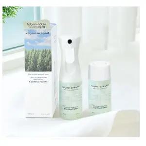 라운드어라운드 편백 클린 스프레이 160ml+160ml 리필기획 (화이트대즐)