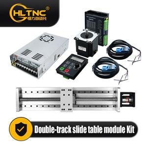 CNC 슬라이딩 테이블 100mm 250mm 전동 리니어 레일 플랫폼 Nema 23 모터 드라이브 키트 스테이지 XYZ 축