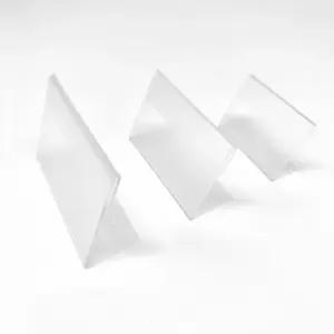 투명 L자 아크릴 스탠딩 가격표 9x6cm 10p 전시판 네임택 드 명함판