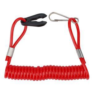 Yamaha Evinrude Johnson 테더 킬 스위치 안전 로프 (2 개의 키 포함) 용 Honda 1.6m 레드 보트