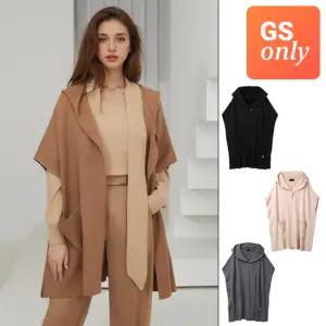 야미니트 니트 후드케이프 1종 (4컬러)