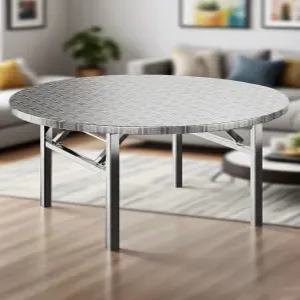 Ardez 스텐 접이식 원형 식탁 테이블 업소용 가정용 간이 탁자