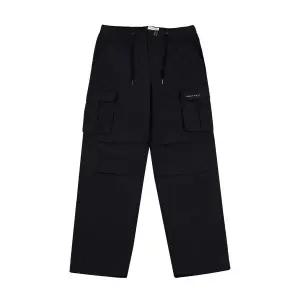 매장정품와키월리 WACKY WILLY 우먼스 나일론 파라슈트 팬츠 블랙 WA2502PT66BK 120163