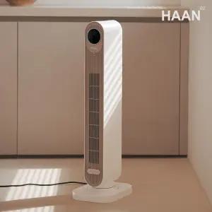 한경희 초저소음 즉각발열 스마트 PTC 그래핀 타워형 온풍기 전기히터 HAAN-P7000a 베이지
