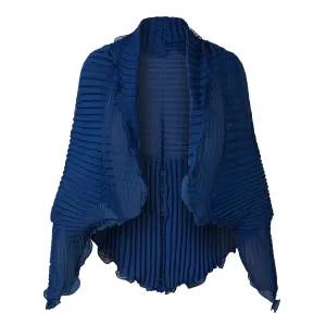 투웨이 스퀘어 플리츠 숄 스카프_EPSCF225005