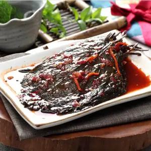 밥도둑 깻잎 무침 젓갈 1kg 양념깻잎 반찬 반찬단지