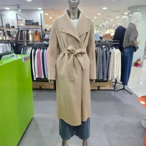 시슬리/애플아울렛/버디 숄카라 벨티드 롱 코트 SACTC6561