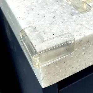 쿠션 코너 l 코너 형 투명 4p 쿠션 모서리보호대 TYDL JUNA 모서리커버