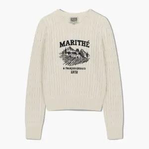 마리떼 여성 빈야드 케이블 니트 풀오버 MFG45FKN109 IVR MGY PNK