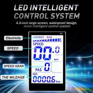 제어 버튼이  LCD 디스플레이 패널 키트 전기 자전거 액세서리 Shengmilo M5 MX-01 48V