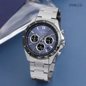 세이코 SBTR027 스피릿 크로노그래피 아날로그 캐쥬얼 남자 메탈 시계 c