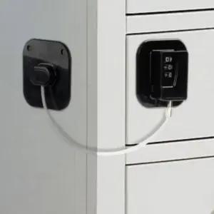 부착식 무타공 자물쇠 잠금장치 서랍 냉장고 서랍장