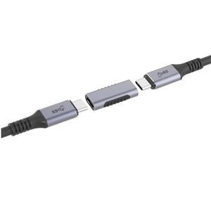 암에서 암으로 USB C 커플러 어댑터  100W C타입 컨버터  전체 기능 충전
