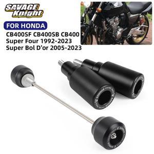 2023 CB400 프레임 슬라이더 혼다 CB Super Four Hyper Vtec 용 전륜 차축 포크 크래시