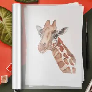 트레싱지 트레이싱지 1개 1롤 23M A2 투명 드로잉 스케치 캘리그래피 글 아트 트레이싱 페이퍼 롤 아티스트