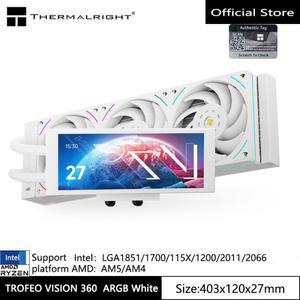 Thermalright TROFEO VISION 360 ARGB 올인원 수냉 라디에이터 6.86인치 LCD 디스플레이/자기 콜드 헤드/LG