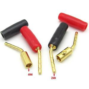 2mm 바나나 와이어 케이블 벤드 핀 플러그 커넥터 나사 양말 스피커 오디오 어댑터