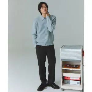 POLHAM 남성) 세미와이드 밴딩 슬랙스_PHE1PP1033