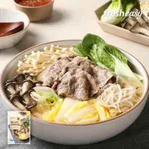 [임박][fresheasy] 더이지 맑은 소고기샤브샤브전골 500g 1팩(~12/1)