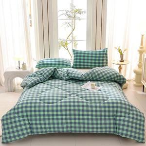 KDJEIKZ 울트라 플러피 따뜻한 겨울 퀼트 마이크로 화이버 싱글 더블 초대형 사계절 담요 220x240cm 신제품