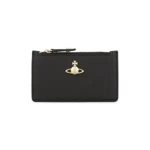 여성 ORB 로고 블랙 카드지갑 54020004W S0021 N402