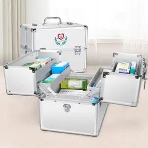 알루미늄구급함 어깨끈 잠금장치 약상자 구급상자