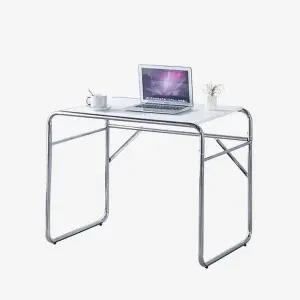 고품질 RO-800 쉐입 데스크 조립식 원룸 철제 책상 미드센추 (WE031CB)