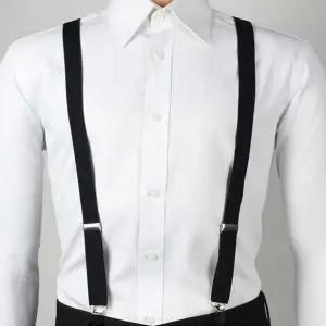 남자 멜빵 서스펜더 길이조절 클래식 수트 캐주얼룩