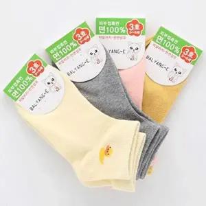 아동양말 5 6세용 단목 양말 6켤레 랜덤 N162601