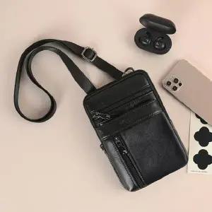 어반백 남성미니백 가죽 미니크로스백URB_M03