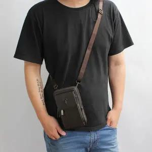 어반백 남성미니백 가죽 미니크로스백URB_M05