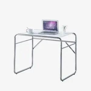 RO-800 쉐입 데스크 조립식 원룸 철제 책상 미드센추 (WE031CB)