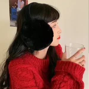 [사러왕]페이크퍼 접이식 귀마개 여성 방한귀마개 겨울 귀도리 털귀마개 방한용품 귀덮개