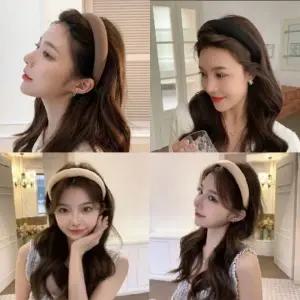 사러왕패브릭 볼륨 헤어밴드 무지머리띠 심플머리띠 올드머니룩 헤어머리띠 이쁜머리띠 무지헤어밴드