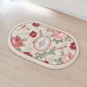 이솔홈 컬러빈티지 극세사 발매트