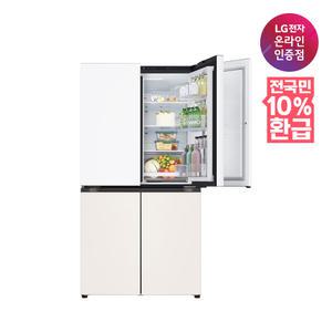 [으뜸효율 대상]LG 디오스 오브제컬렉션 매직스페이스 T875MHE111 870L1등급 4도어 냉장고