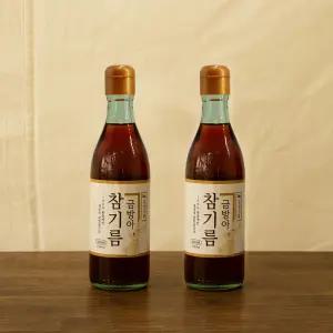 통깨 100% 고소한 금방아 참기름 350ml+350ml