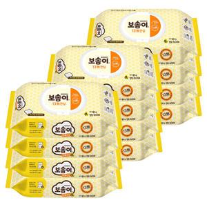 보솜이 13無 안심물티슈 캡형60매x12개